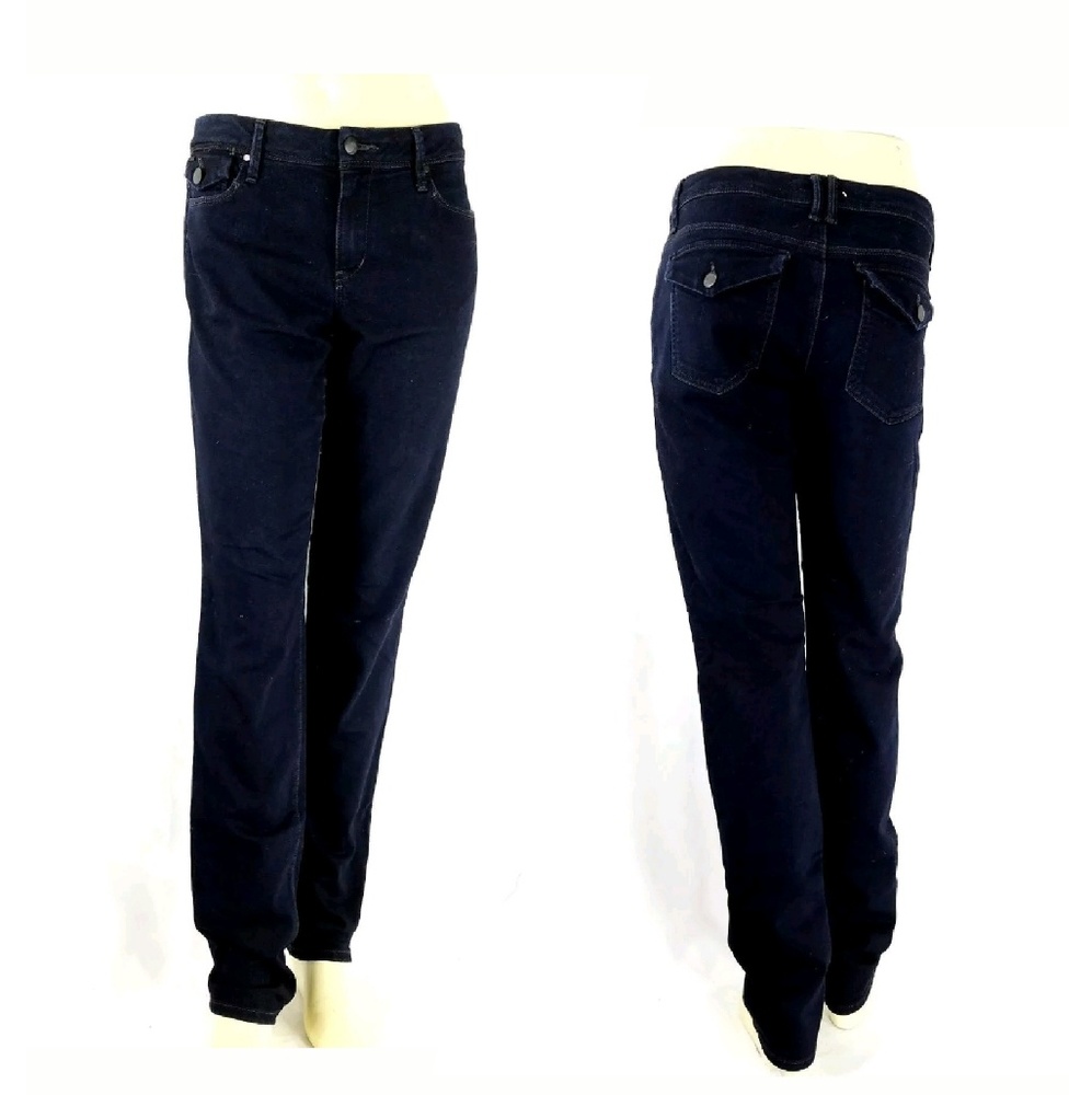 Joe's Jean's Honey Straight Leg Dark Wash Lower Rise Blue Jeans Size 28 Waist 27